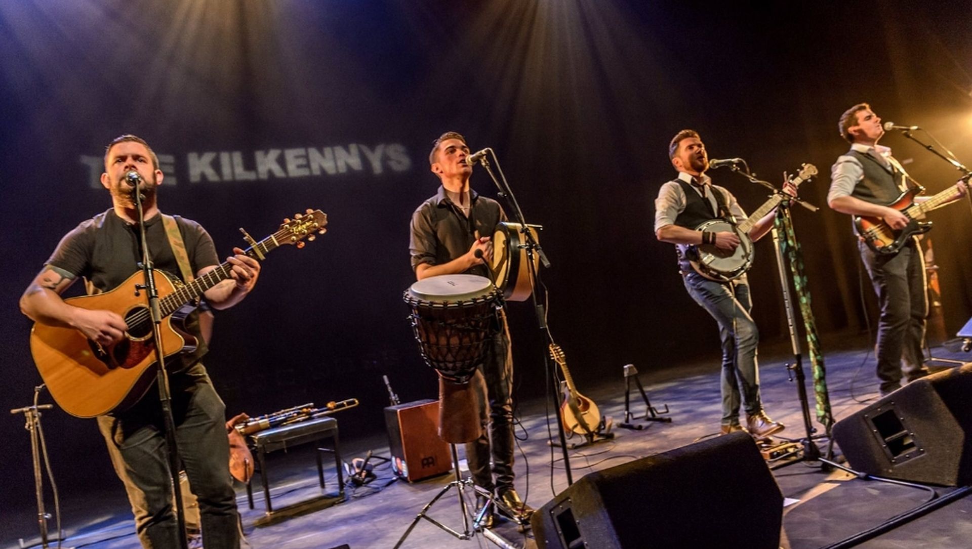 Irish folk muziek van de Ierse band The Kilkenny's 