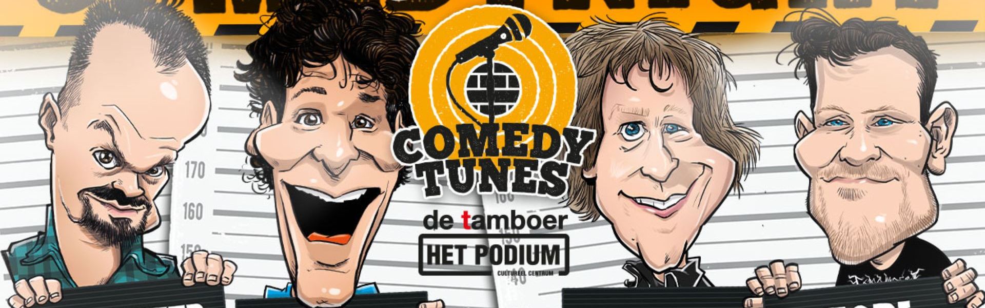 Comedytunes Comedynight in Het Podium